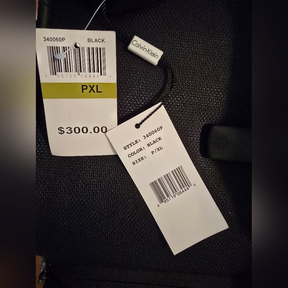 Calvin Klein Black Trench Coat - Picture 3 of 3